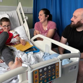 Boy, 7, becomes first in UK to have 'pioneering' robotic surgery for kidney condition