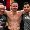 Brendan Loughnane celebrates his win over Kai Kamaka III at the 2024 PFL Play-off semi-finals in Washington DC