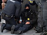 Britain's police need water cannons to beat rioting mobs: Fresh plea as violent thugs rampaged through Hull, Manchester, Liverpool and Bristol, with officers suffering broken jaw and nose, shops looted and buildings torched as anarchy sweeps the nation