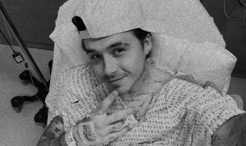 Brooklyn Beckham shares selfie from hospital bed as he reveals serious injury