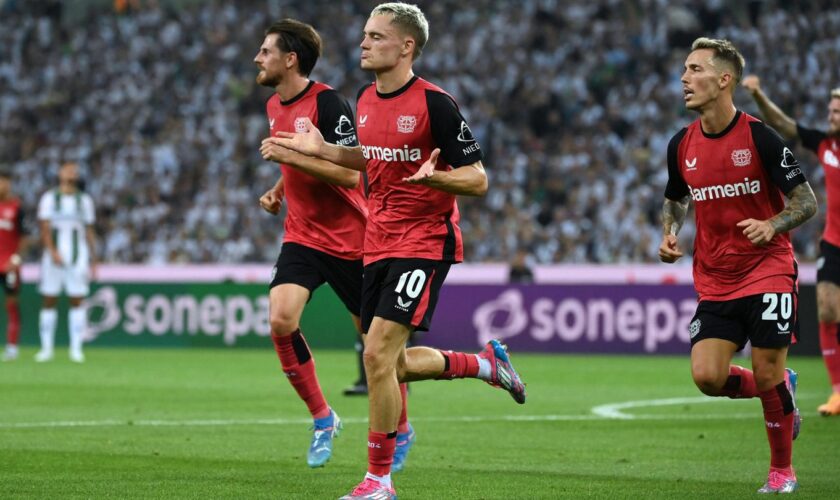 Bayer Leverkusen gewinnt zum Bundesliga-Auftakt gegen Gladbach