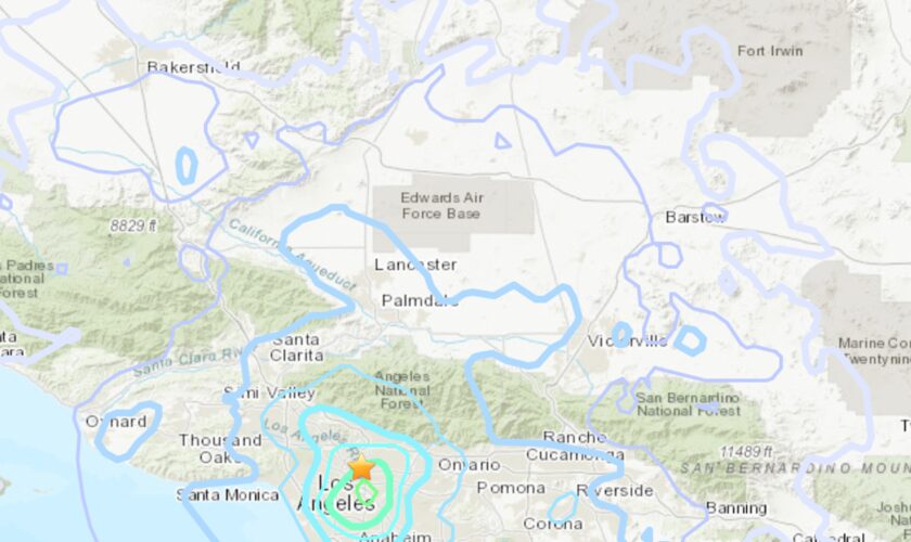 California rocked by 4.4 magnitude earthquake near Los Angeles