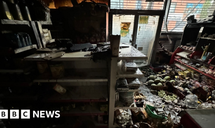 Clean-up begins in south Belfast after night of disorder