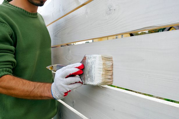 DIY fans explain hack for rapidly painting garden fences without a brush