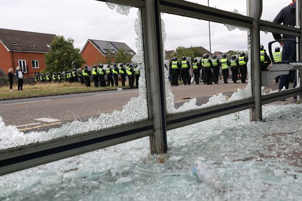 Devastating aftermath of UK riots as migrant hotel petrol bombed in weekend of shame