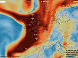 Don't go outdoors this morning! Brits are given health alert about a gas cloud tipped to fill the skies across the UK