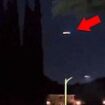 Eerie footage shows mysterious lights in the sky above California desert amid huge spike in UFO sightings