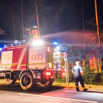 Auf den ehemaligen Truppenübungsplätzen in Brandenburg brechen immer wieder Feuer aus