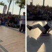 El reto de Abel Caballero tras marcarse un show de break dance: «¿Quién da más?»