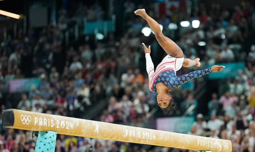 Entering the women’s all-around, no one else can do Simone Biles things