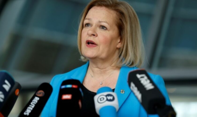 Innenministerin Faeser