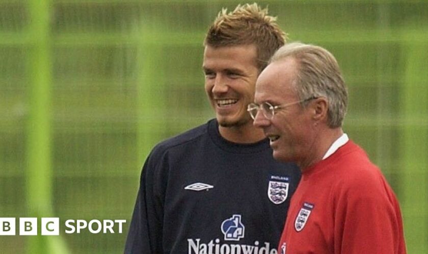 Sven-Goran Eriksson and David Beckham