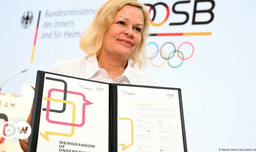 German minister signs deal to bid for 2040 Olympics