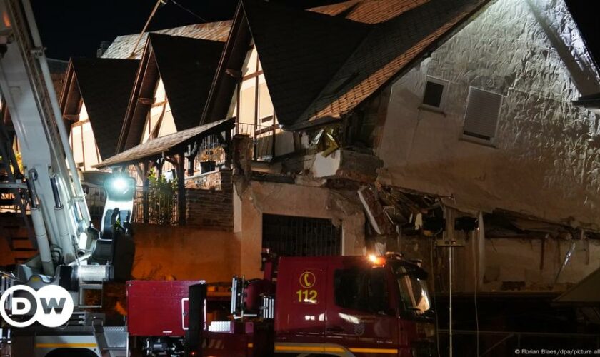 Germany: 9 feared trapped after hotel building collapse