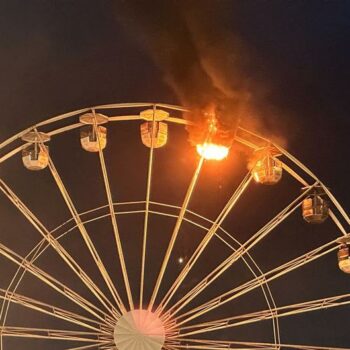 Germany: Ferris wheel fire at Leipzig music festival