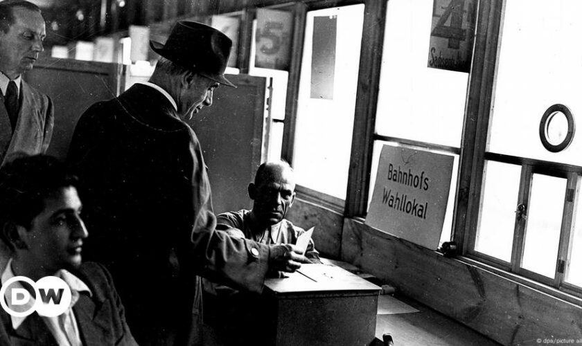 Germany remembers its first national election after the Nazi dictatorship