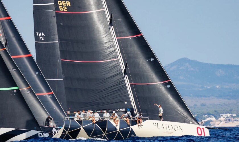 «Gladiator» recorta distancias a «Platoon Aviation» en la Puerto Portals 52 Super Series Sailing Week