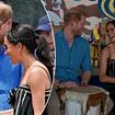 Harry and Meghan hit the bongos! Faux-royal tour continues as Duke and Duchess drum up support in Colombia