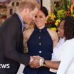 Harry and Meghan meet Colombia vice president on visit