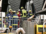 Hotel COLLAPSES, killing one person and burying eight others alive including young family