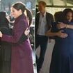 How Meghan Markle has embraced informal greetings as a 'hugger' since stepping down as a working royal - as she fondly embraces collaborators upon launch of the Parents' Network