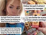 I was fired from Primark after I was caught kissing my boyfriend in store - now I'm exposing everything I was told to keep my mouth shut about