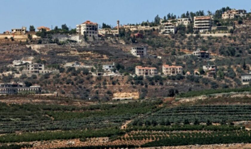 Blick auf Kfar Kila im Südlibanon