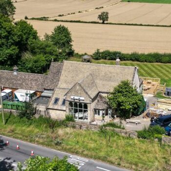 Jeremy Clarkson's £1m pub transformation nears completion as drone photos show huge new beer garden