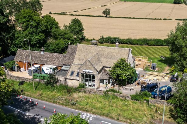 Jeremy Clarkson's £1m pub transformation nears completion as drone photos show huge new beer garden