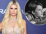 Jessica Simpson addresses claims she is drinking again after she boasted about gambling with her son Ace, 11, in new Instagram post