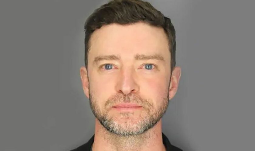 Das vom Sag Harbor Police Department veröffentlichte Polizeifoto von Justin Timberlake.