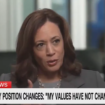 Kamala Harris minimiza los bandazos de opinión en su carrera: "Mis valores no han cambiado"