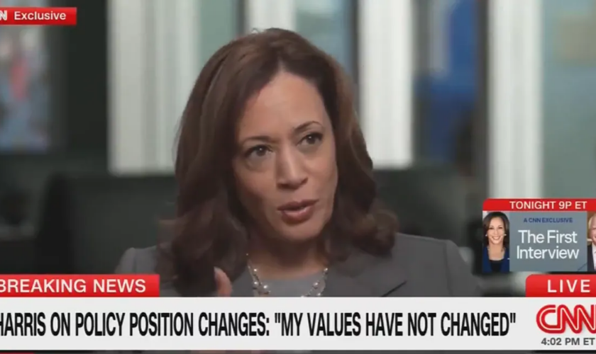 Kamala Harris minimiza los bandazos de opinión en su carrera: "Mis valores no han cambiado"