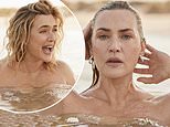 Kate Winslet reveals she 'refused to cover up her belly rolls' after a crew member told her to during filming - as she poses topless for Harper's Bazaar