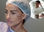 Katie Price brushes off arrest warrant as she goes in for her SIXTH £10,000 facelift at a clinic in Turkey after she skipped her bankruptcy hearing