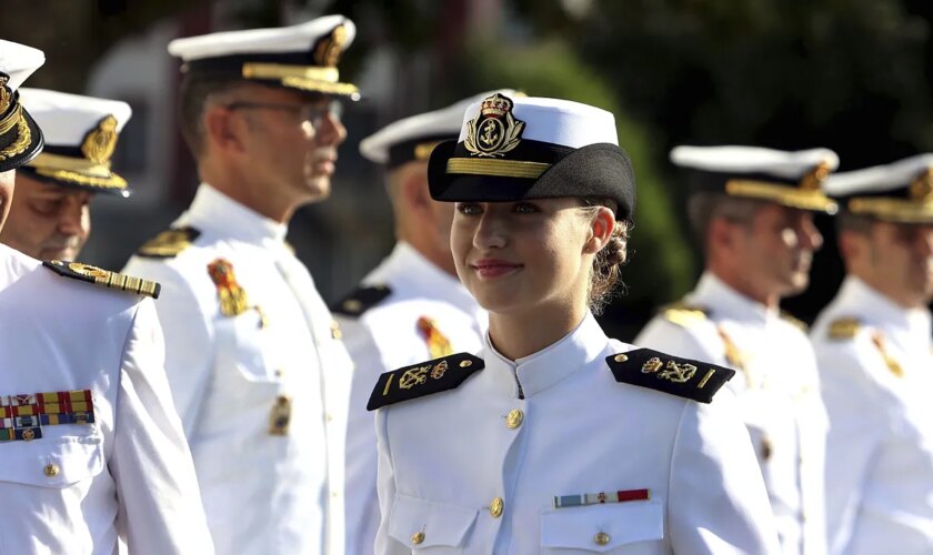 La Princesa Leonor encara "con gran ilusión" en la Escuela Naval de Marín  la segunda etapa de su formación castrense