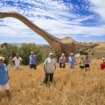 La réplica de dinosaurio más grande del mundo está en un pueblo de Soria: "Es una barbaridad"