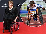 Lady Tanni Grey-Thompson is forced to CRAWL off train at London's King Cross station after being left in empty carriage for 15 minutes during journey to the Paralympics