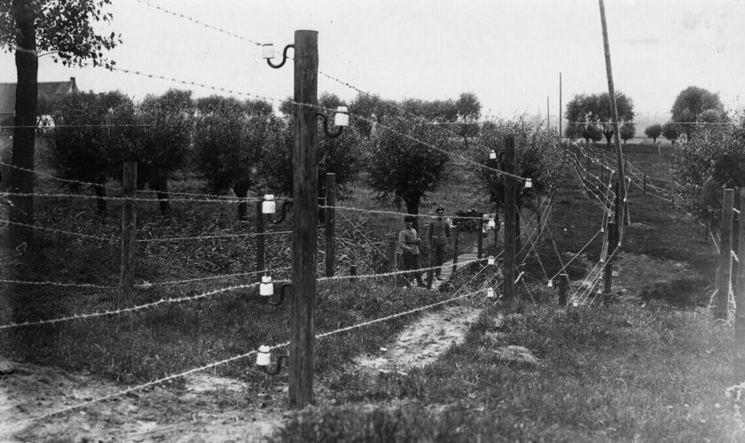 Le «fil de la mort», une frontière sous haute tension pendant la Première Guerre mondiale