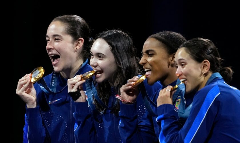 Lee Kiefer leads U.S. women’s foil team to Olympic fencing breakthrough