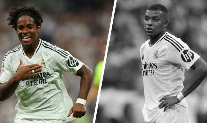 Liga : Endrick marque d’entrée, Mbappé rate le coche... les tops/flops de Real Madrid-Valladolid