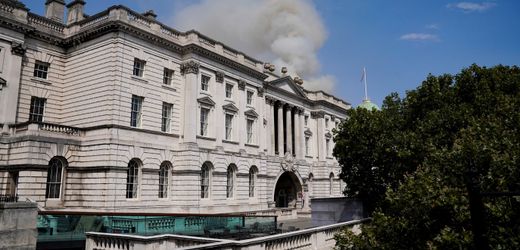 London: Feuer im Somerset House ausgebrochen