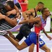 Matthew Hudson-Smith denied men's 400m Olympic gold as Quincy Hall pips Team GB sprinter on the line - before the emotional star is comforted by his mum in the stands