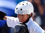 Meet the Paris Games youngest Olympian: ELEVEN-YEAR-OLD Chinese star Zheng Haohao competes alongside Team GB's Sky Brown, 16, in skateboarding - and there's a 40-year age gap to another British star!