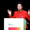 Sahra Wagenknecht spricht bei der Gründungsveranstaltung des BSW