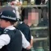 Moment Leicester Square stabbing suspect handcuffed after 'attacking girl and her screaming mum'