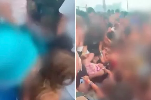 Moment festival-goers forced to floor in brutal crush at Boardmasters festival