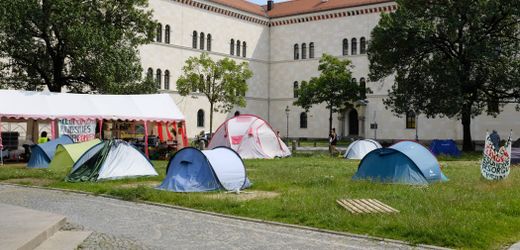 München: Brandanschlag auf propalästinensisches Protestcamp