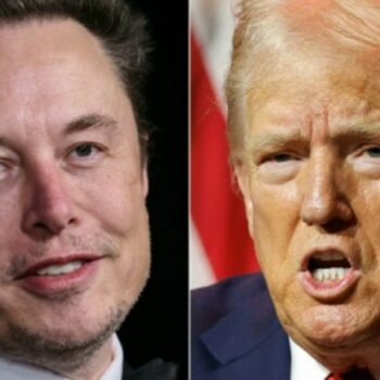 Elon Musk (links) und Donald Trump