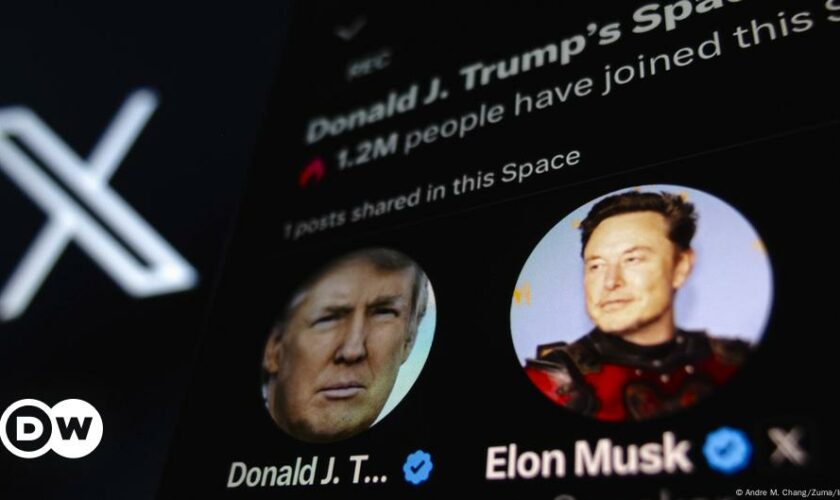 Musk and Trump's chat on X hit by glitches and misinformation